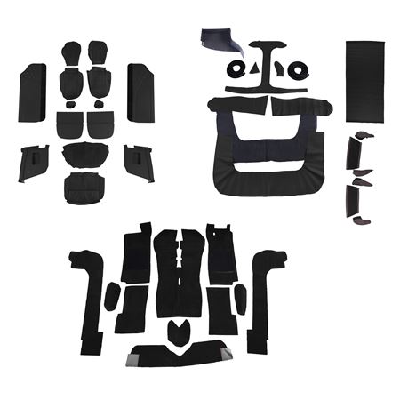 Interior Trim Kit - Full Leather - Mk2 RHD - Black - RS1676BLACK
