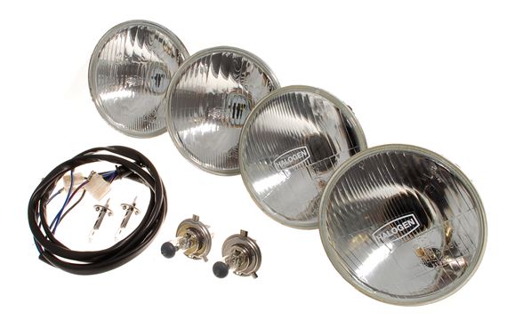 5 3/4" Halogen Headlamp Kit of 4 - Inner and Outer - Including Bulbs - RHD - RS1742RHD
