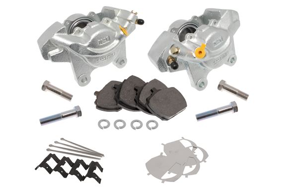 Front Brake Overhaul Kit - Calipers/Standard Pads and Fittings - RS1792