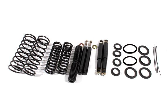 Front Insert and Rear Shock Absorber Kit - Standard - Inc. Springs - Strut Gaiters - Rubber Insulators - RS2008