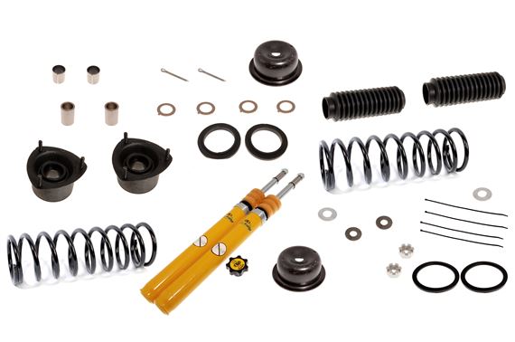 Front Suspension Leg Overhaul Kit with Spax KSX Top Adjustable Inserts - Car Set - RS2009SPAX