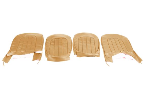Triumph TR2 Front Seat Cover Kit - Tan Leather - RW3021TANLEATHER