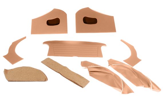 Triumph TR3A to TS60000 Interior Trim Kit - Beige with White Piping - RW3029BEIGE