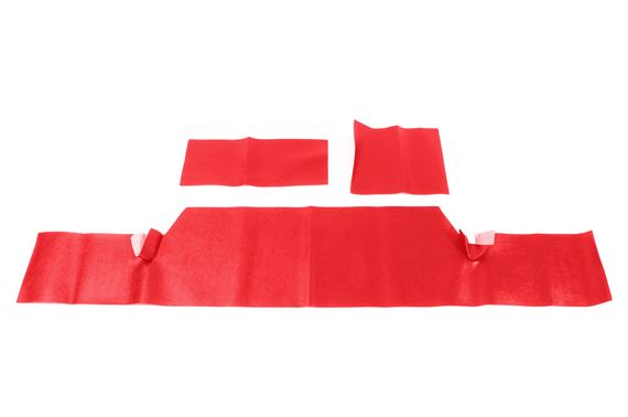TR2 and TR3 Fascia Cover Kit - LHD - Red Vinyl - RW3234REDLHD