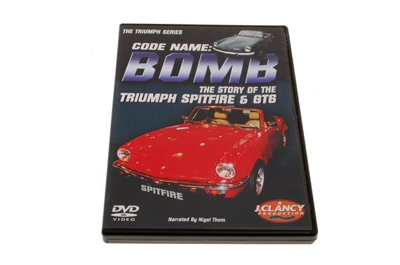 Code Name Bomb - The Story Of The Triumph Spitfire & GT6 DVD - RX1592