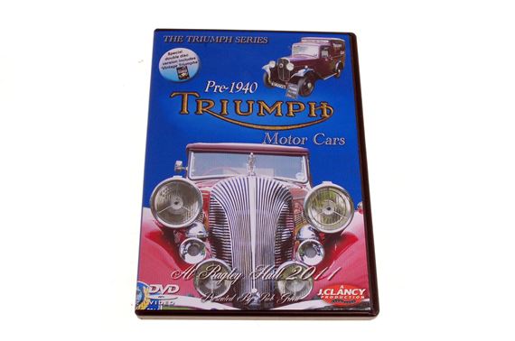 Triumph Motor Cars Pre 1940 DVD - RX1689