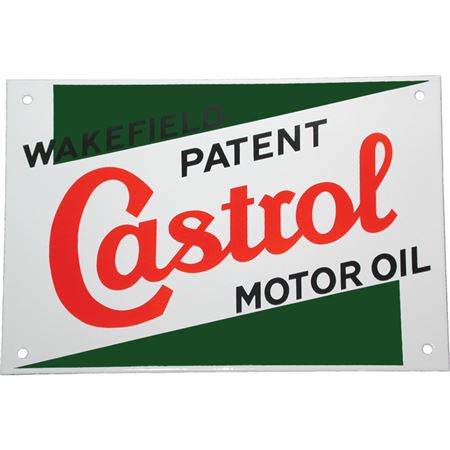 Castrol Classic Large Enamel Sign - RX1802E