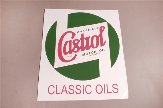 Castrol Classic 10 Inch Bodywork Sticker - RX180710