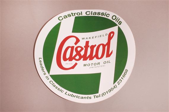 Castrol Classic 9 Inch Bodywork Sticker - RX18079