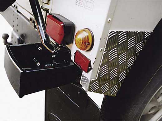 Chequer Plate - Rear Wheel Arch Trailing Edge - RH - STC61829 - Genuine