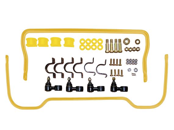 Anti Roll Bar Kit Ft/Rr Yellow Poly Bushes - STC8156AABPPOLY - Britpart