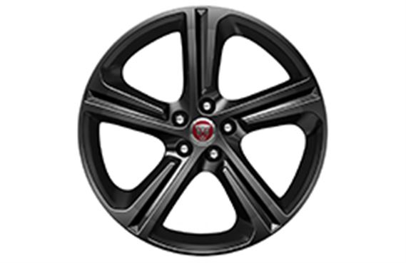 Alloy Wheel 8J x 19" Blade 5 Spoke Gloss Black Finish - T2H5941 - Genuine