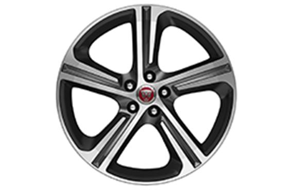 Alloy Wheel 8J x 19" Blade 5 Spoke Satin Grey & DT Finish - T2H5943 - Genuine