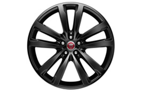Alloy Wheel 8.5J x 20" Venom 5 Twin Spoke Gloss Black Finish - T2H5945 - Genuine