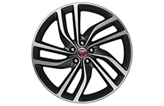 Alloy Wheel 8.5J x 20" Labyrinth 5 Twin Spoke Satin Dark Grey & DT Finish - T2H5949 - Genuine