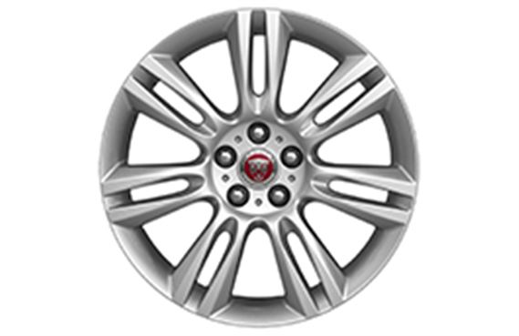 Alloy Wheel 7.5J x 18" Matrix 7 Twin Spoke Silver Finish - T4N1677 - Genuine