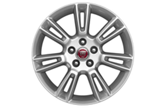 Alloy Wheel 7.5J x 17" Crux 7 Twin Spoke Silver Finish - T4N1683 - Genuine