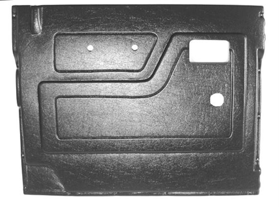 Front Door Card Manual Window LH Black (lift up handle) - LL1417BLKLU - Aftermarket