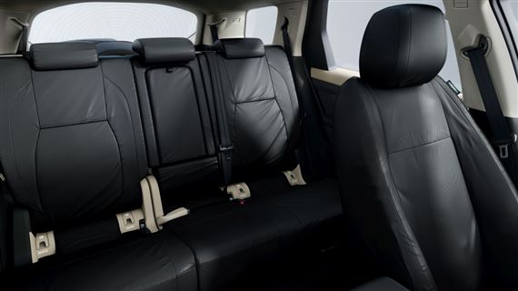 Seat Cover Set 2nd Row(pair) Black - VPLCS0292PVJ - Genuine