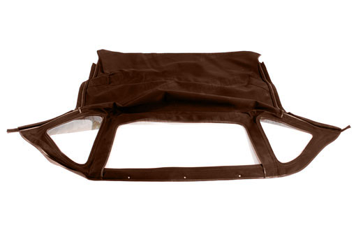 Hood Cover - Brown Mohair with Zip Out Window - Spitfire MkIV & 1500 - XKC1781MOHBROWN