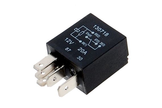 Relay - 20 Amp - Black - Micro - 5 Pin - LR138846P - Aftermarket