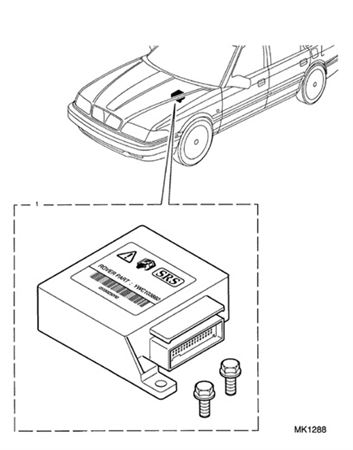 Kit-control and diagnostic air b - YWJ101140 - Genuine MG Rover