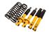 Spax KSX Front and Rear Shock Absorber Kit - Ride Adjustable - with Uprated Front Springs - Non-Rotoflex GT6 - RG1188