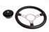 Moto-Lita Steering Wheel & Boss - 13 inch Leather - Drilled Spokes - Dished - RB7699