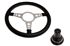 Moto-Lita Steering Wheel & Boss - 15 inch Leather - Adjustable Column - Original Horn - Flat - RW3198