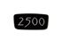 Front Grille Badge - 2500 - ZKC821