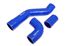 Silicone Hose Kit Blue 3 piece - ESR2263KITBLUE - Aftermarket