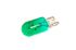 Bulb (501) 12V 5W Green W2.1 x 9.5D (Capless) - GLB5012 - Aftermarket