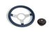 Moto-Lita Steering Wheel & Boss - OE TR8 Type - 13 Inch Blue Leather - PKC1295BLUE