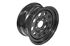 Steel Wheel Modular - 16 x 8 Black - Discovery 2 and Range Rover P38 - RD1385 - Aftermarket