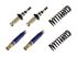 GAZ Front and Rear Shock Absorber Kit - Ride/Height Adjustable Front - with Uprated Front Springs - Rotoflex GT6 - RG1186SAGAZ