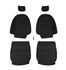 Leather Seat Cover Kit - Black - RL1529BLACK