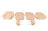 Mk1 Type Leather Seat Cover Kit - Light Stone Beige/Beige Piping - RP1641BEIGE