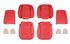 Triumph TR6 Vinyl Seat Cover Kit for 2 Seats - Red - RR1038RED