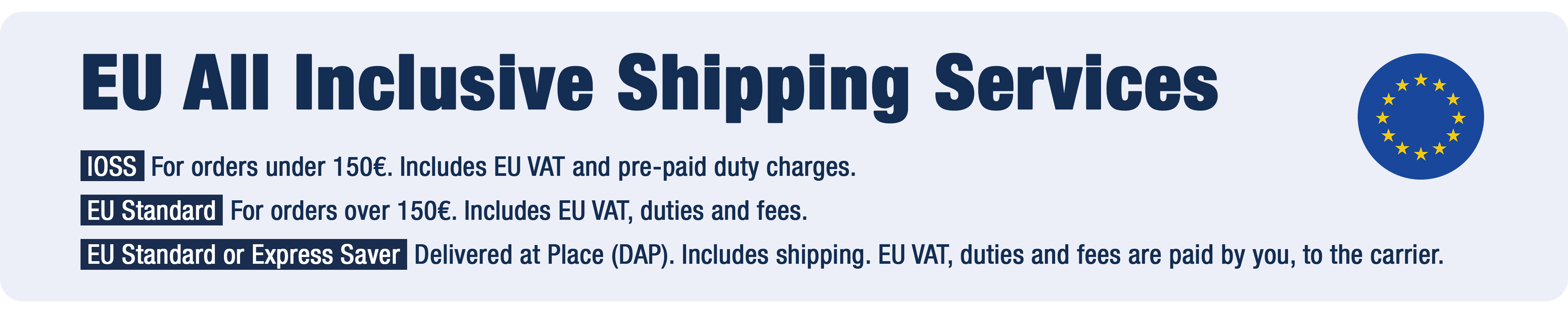 EU Shipping Options