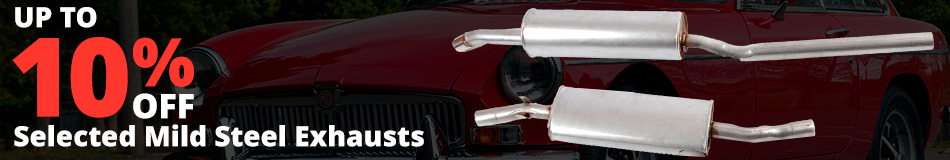 Up to 10% Off Mild Steel Exhaust Systems