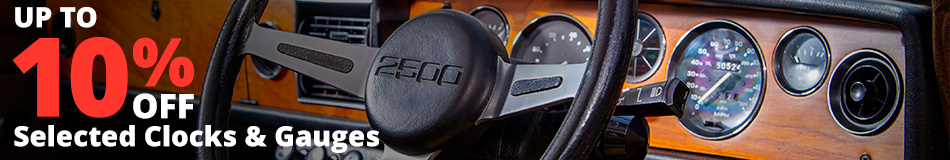 Up to 10% off Clocks & Gauges