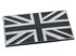 Union Jack Metal Self-Adhesive Black-Silver - DA7637 - Britpart - 1