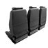 2nd Row Premium High Back 3 Seats Black Vinyl - EXT0103BV - Exmoor - 1