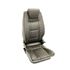 2nd Row Premium High Back Centre Black Leather Twin White Stitch - EXT0103CBLWS - Exmoor - 1