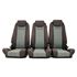 2nd Row Premium High Back 3 Seats Harris Tweed - EXT0103HAR - Exmoor - 1