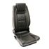 2nd Row Premium High Back LH Black Leather Twin White Stitch - EXT0103LHBLWS - Exmoor - 1