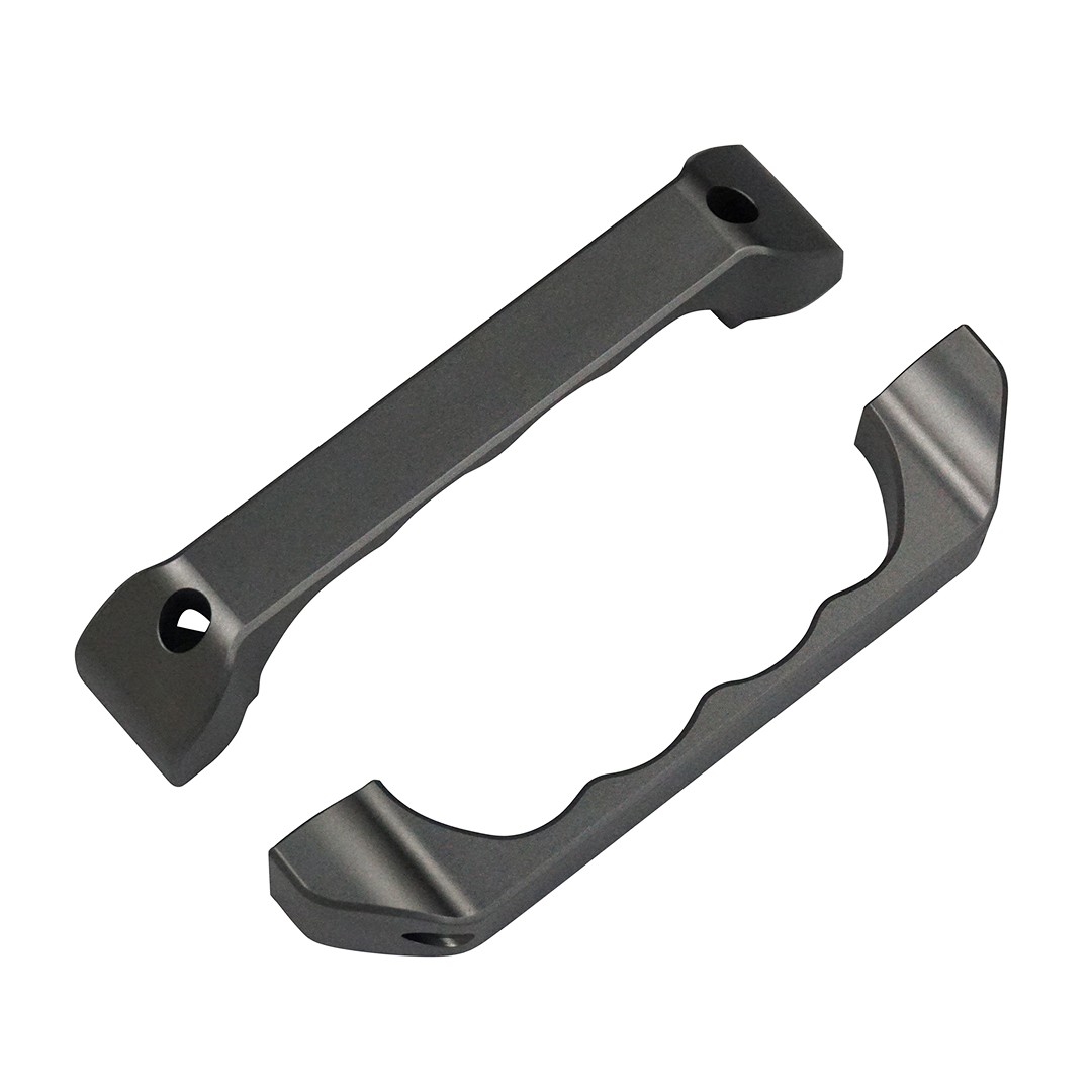 Defender Interior Door Handle Gun Metal Grey Aluminium (Pair ...