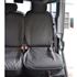 Canvas Seat Covers 2nd Row 60/40 Black - EXT01949 - Exmoor - 1