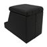 Cubby Box Premium XL Full Black Leather Black Stitch - EXT024PREMBL - Exmoor - 1