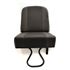 Inward Facing Tip-Up Seat XS Half Leather - EXT050XSBR - Exmoor - 1